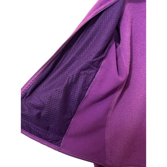 PATAGONIA Purple R2 Fuzzy Fleece Jacket Full Zip Polartec Thermal Pro Women's L - Picture 5 of 9